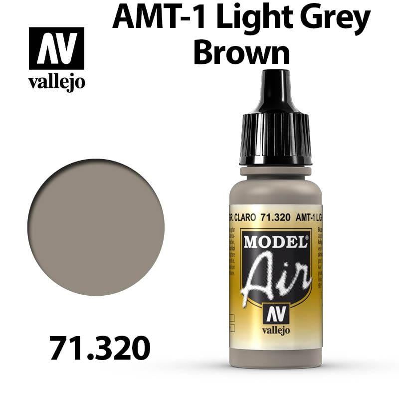 Vallejo Model Air - AMT-1 Light Grey Brown - 17ml - Click Image to Close