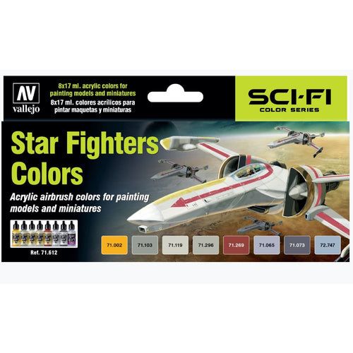 Vallejo Model Air - Starfighters Color Set 17ml (8pc)