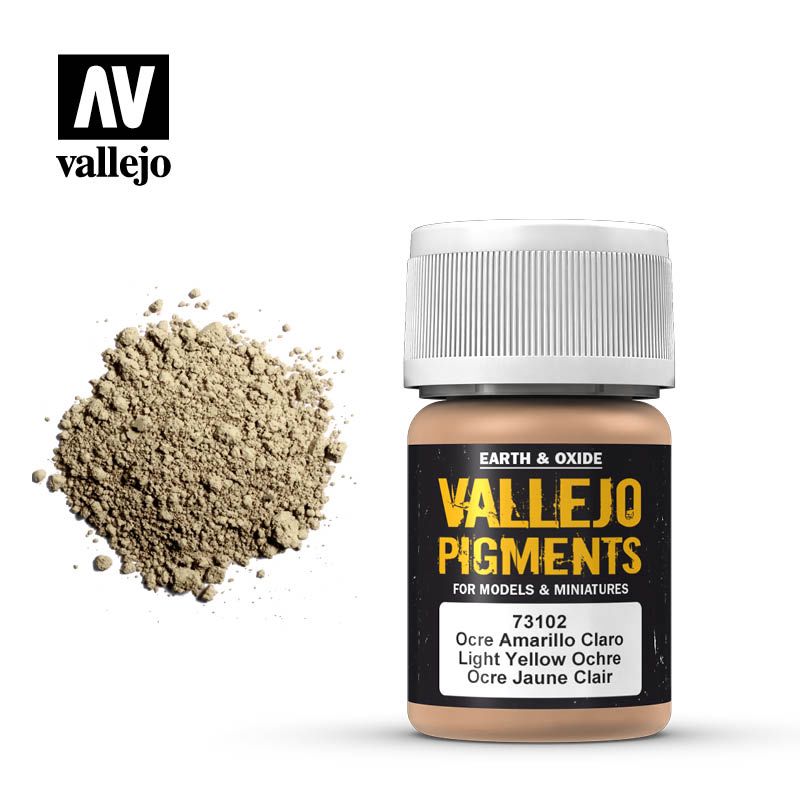 Vallejo Pigments - Light Yellow Ochre - 35ml