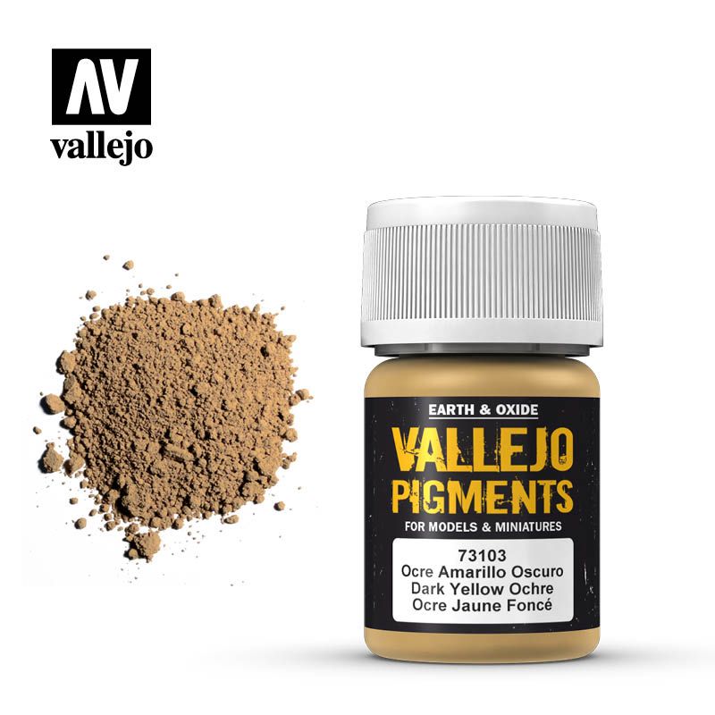 Vallejo Pigments - Dark Yellow Ochre - 35ml