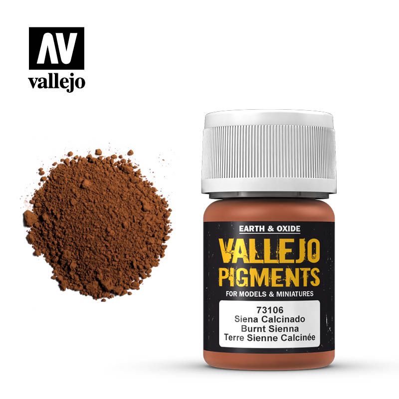 Vallejo Pigments - Burnt Sienna - 35ml