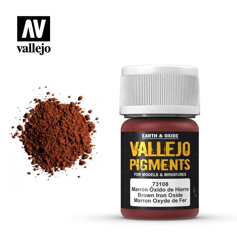 Vallejo Pigments - Brown Iron Oxide - 35ml