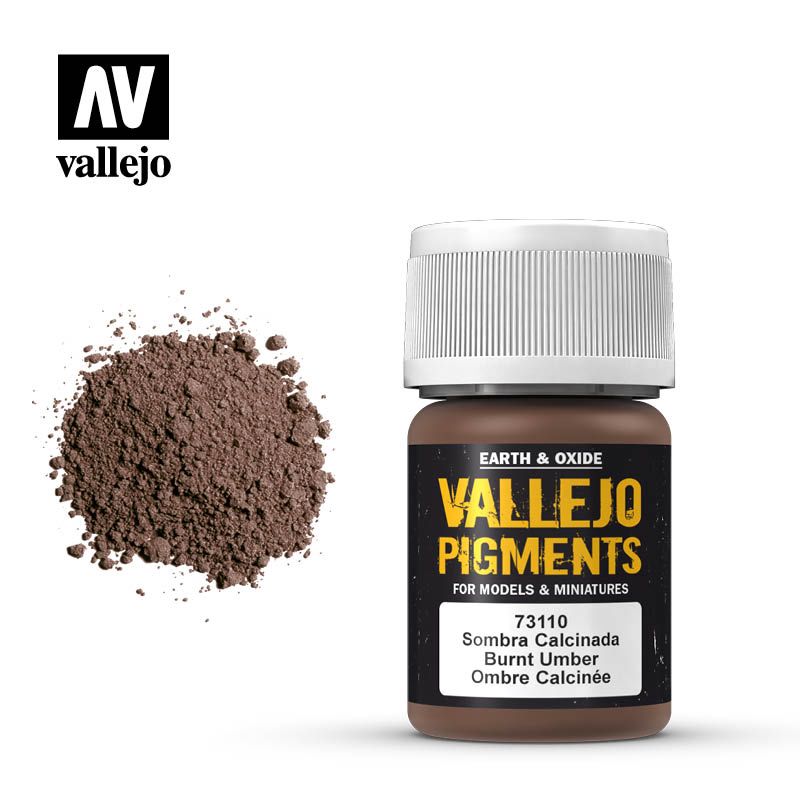 Vallejo Pigments - Burnt Umber - 35ml