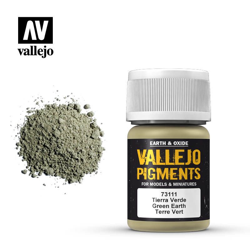 Vallejo Pigments - Green Earth - 35ml