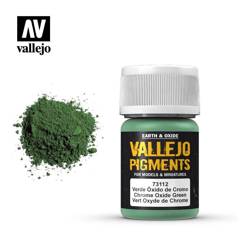 Vallejo Pigments - Chrome Oxide Green - 35ml