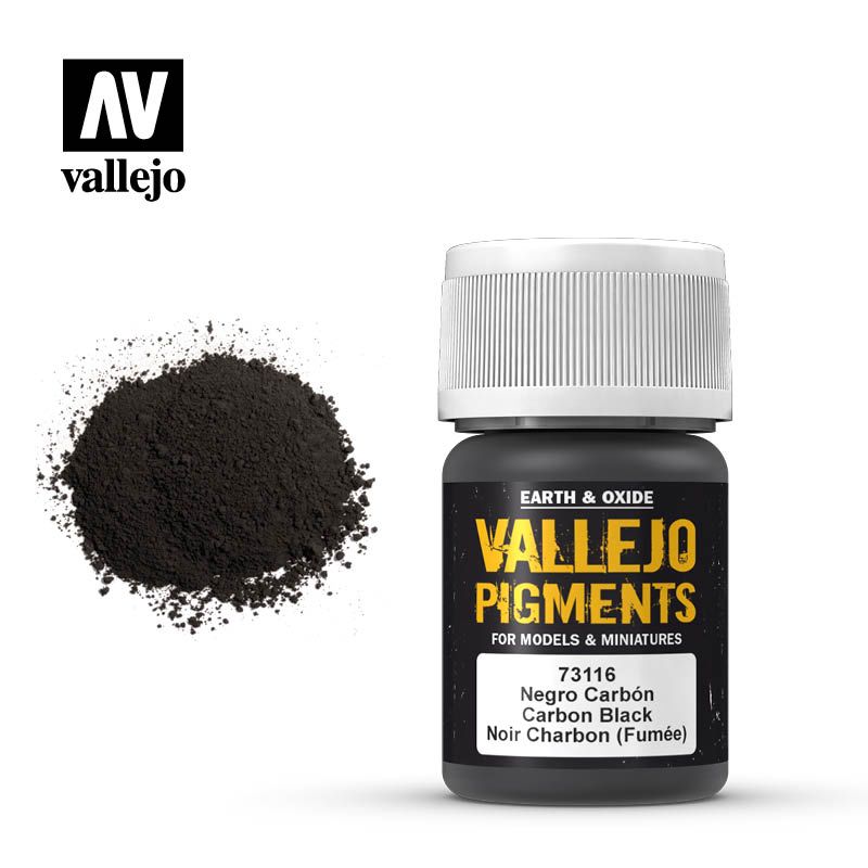 Vallejo Pigments - Carbon Black - 35ml