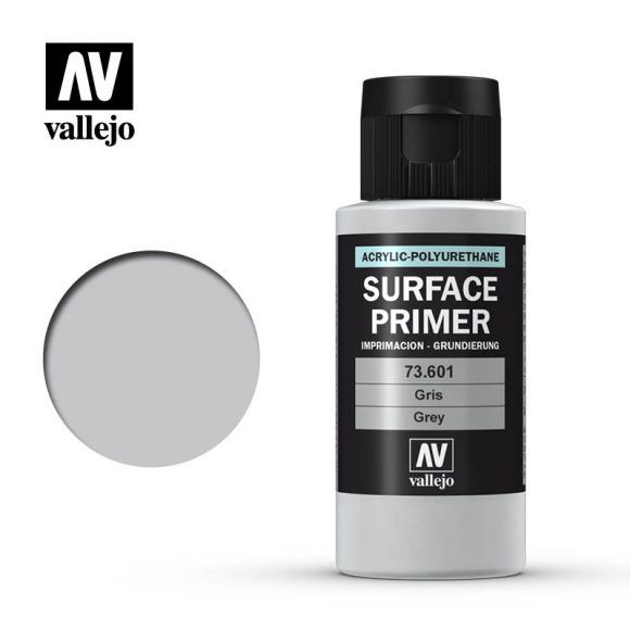 Vallejo Acrylic-Polyurethane Primer - Grey - 60ml