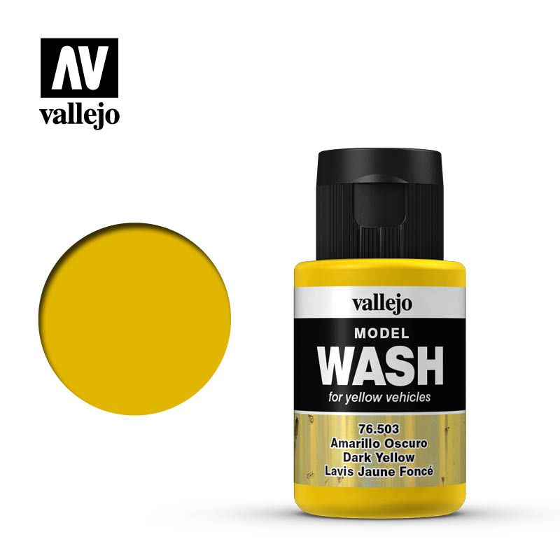 Vallejo Model Wash - Dark Yellow - 35ml