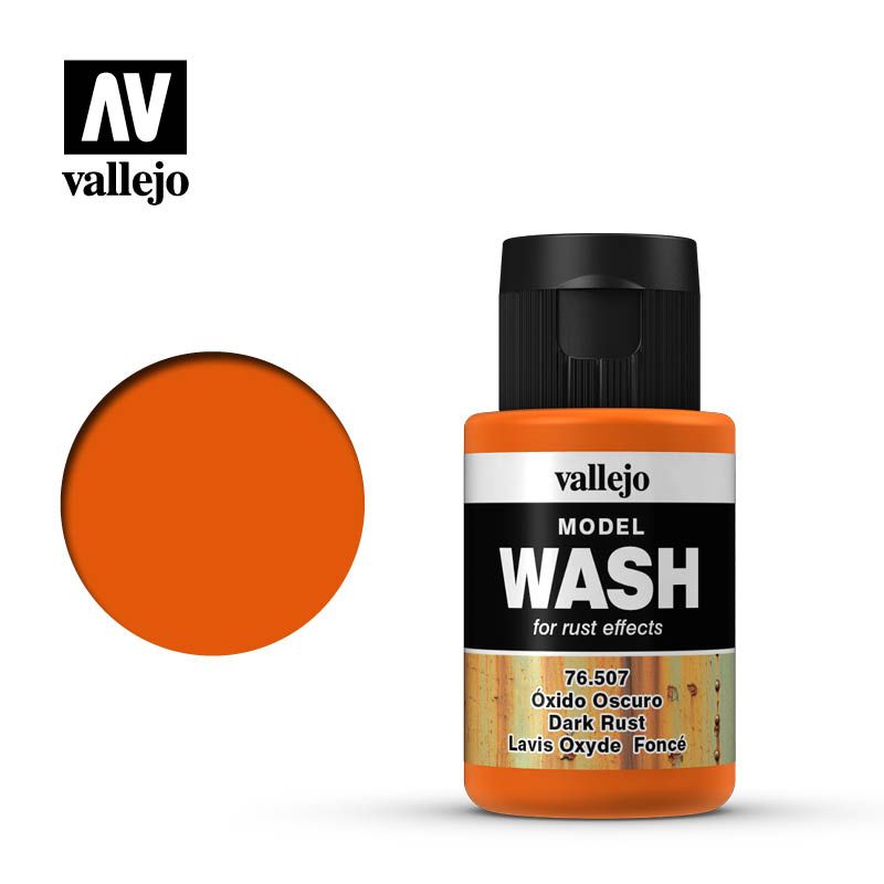 Vallejo Model Wash - Dark Rust - 35ml