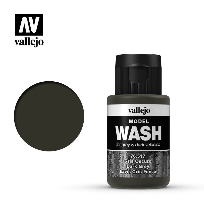 Vallejo Model Wash - Dark Grey - 35ml