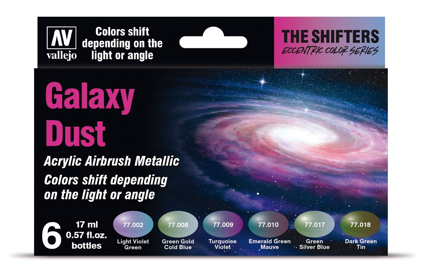 Vallejo Acrylic Paint Shifters - Magic Dust Set (6 pcs) - 17ml