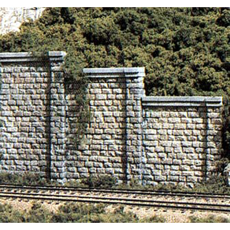 Woodland Scenics - N Retaining Wall, Cut Stone (6)