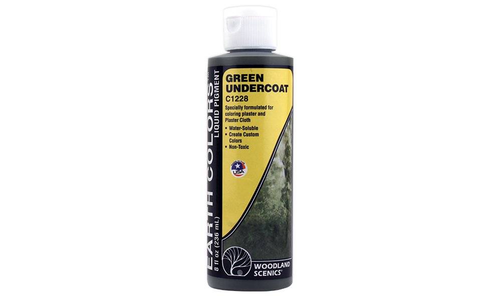 Wooodland Scenics - Earth Colour, Green Undercoat (8oz)