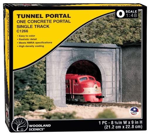 Woodland Scenics - O Single Tunnel Portal, Concrete (2)