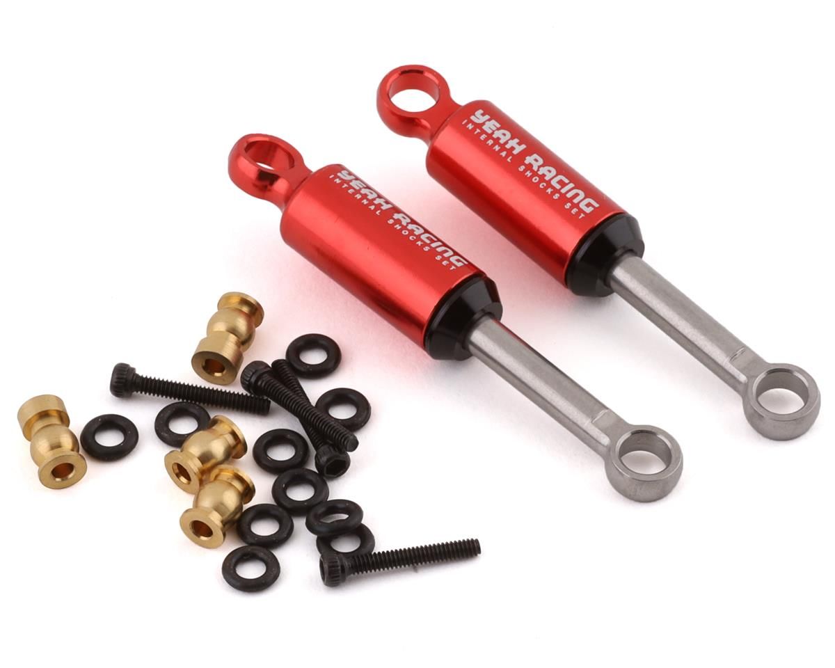 Yeah Racing SCX24 Internal Spring Shock (Red) (2)